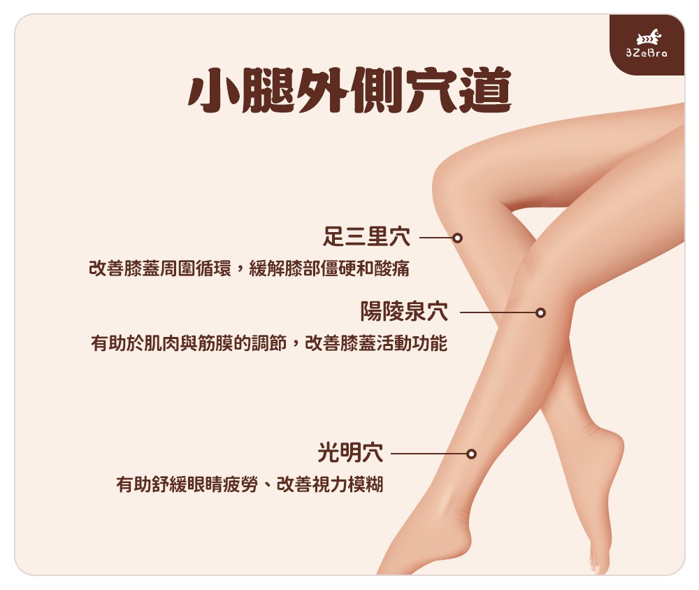 小腿外側穴道