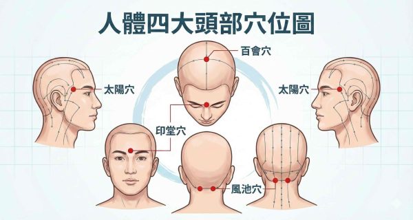 頭部刮痧穴位