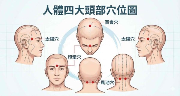 頭部刮痧穴位