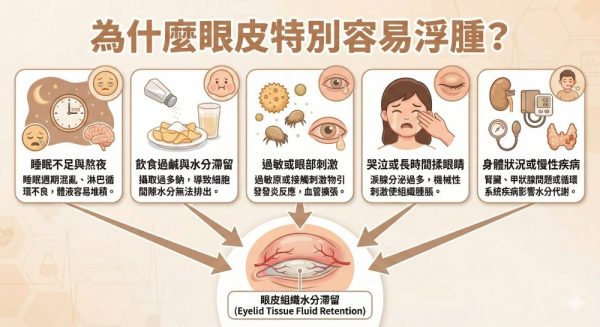 眼睛浮腫原因