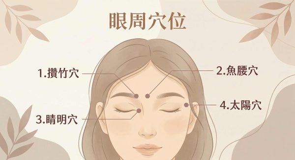 眼睛休息按摩穴位