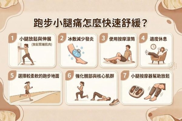 跑步小腿痛舒緩方法