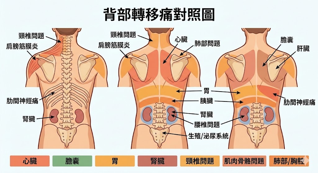 突然上背痛看什麼科